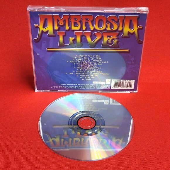Ambrosia Live The Biggest Part of Me Greatest Hits Signed CD 2011 - Picture 8 of 9
